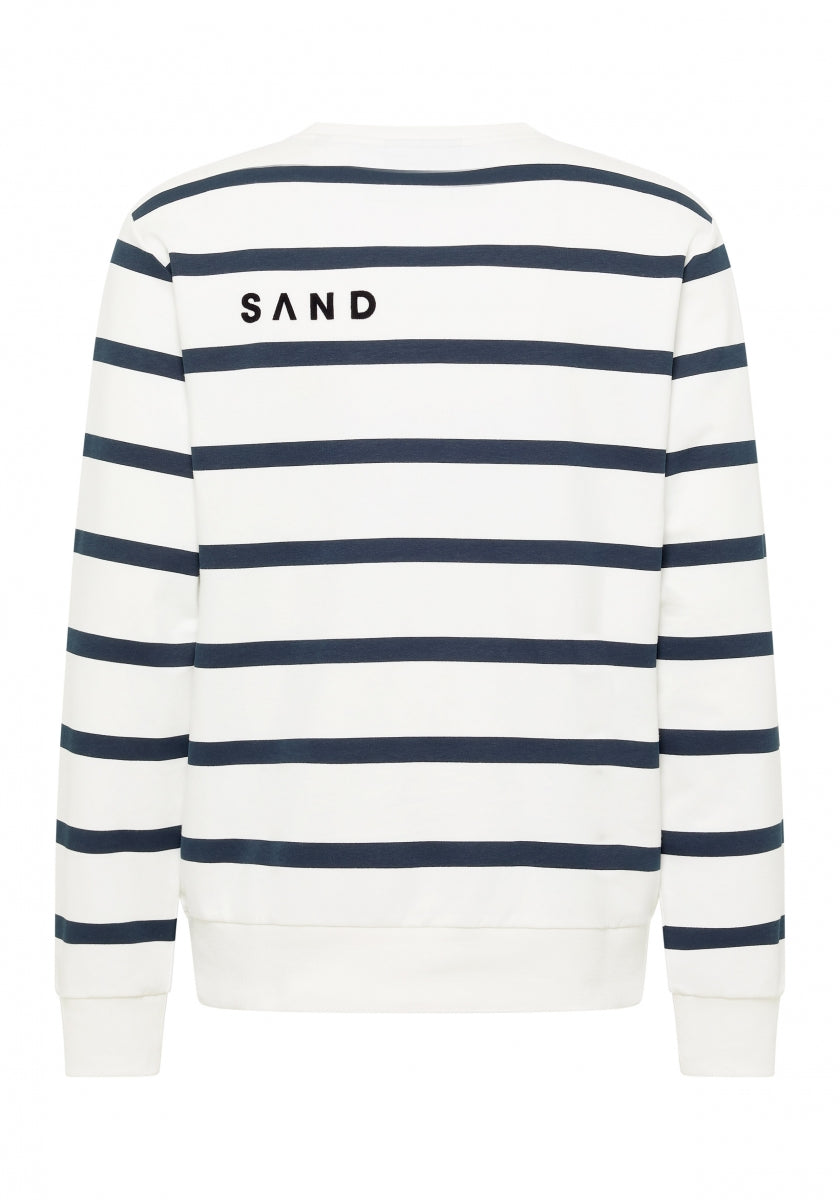 Cloud White + Coldwater SMALL STRIPE