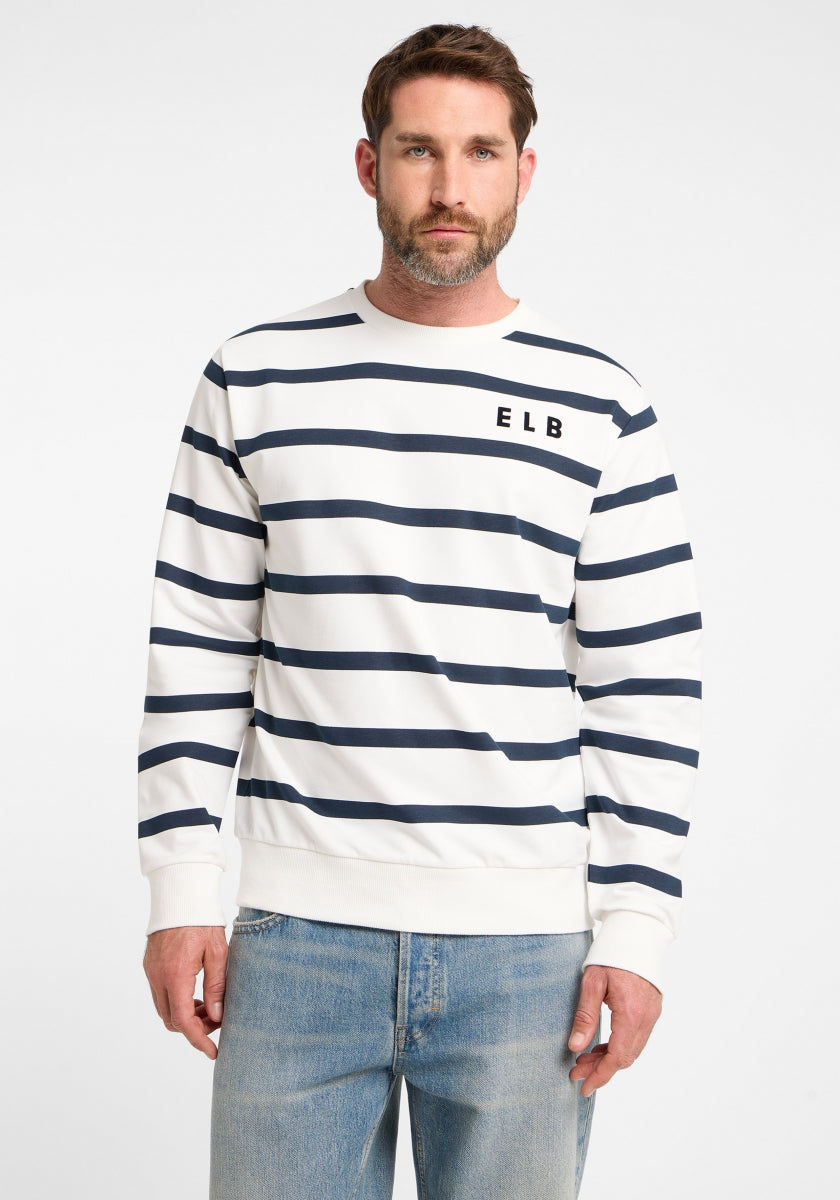 Cloud White + Coldwater SMALL STRIPE