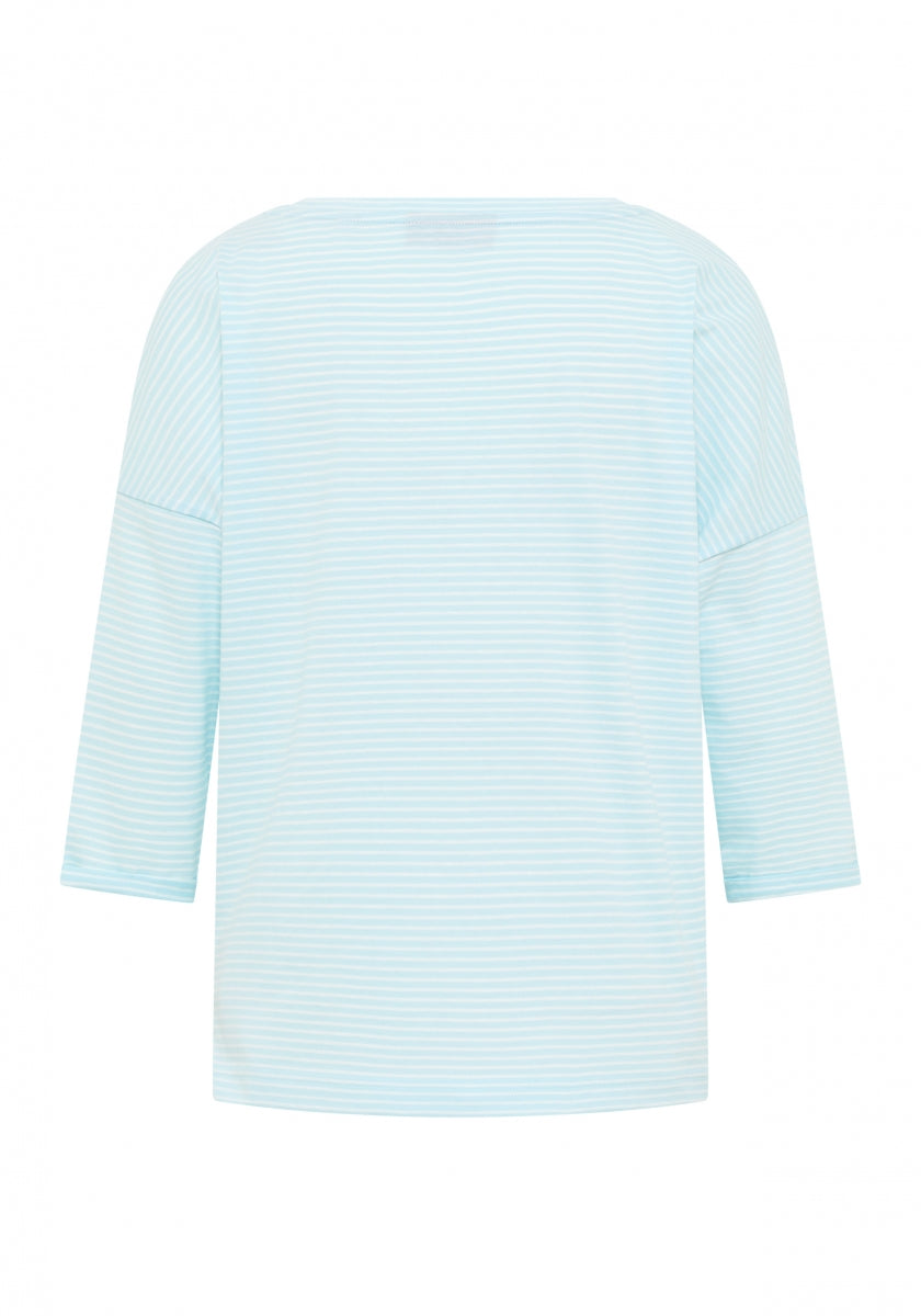 Wave Blue + Cloud White STRIPE