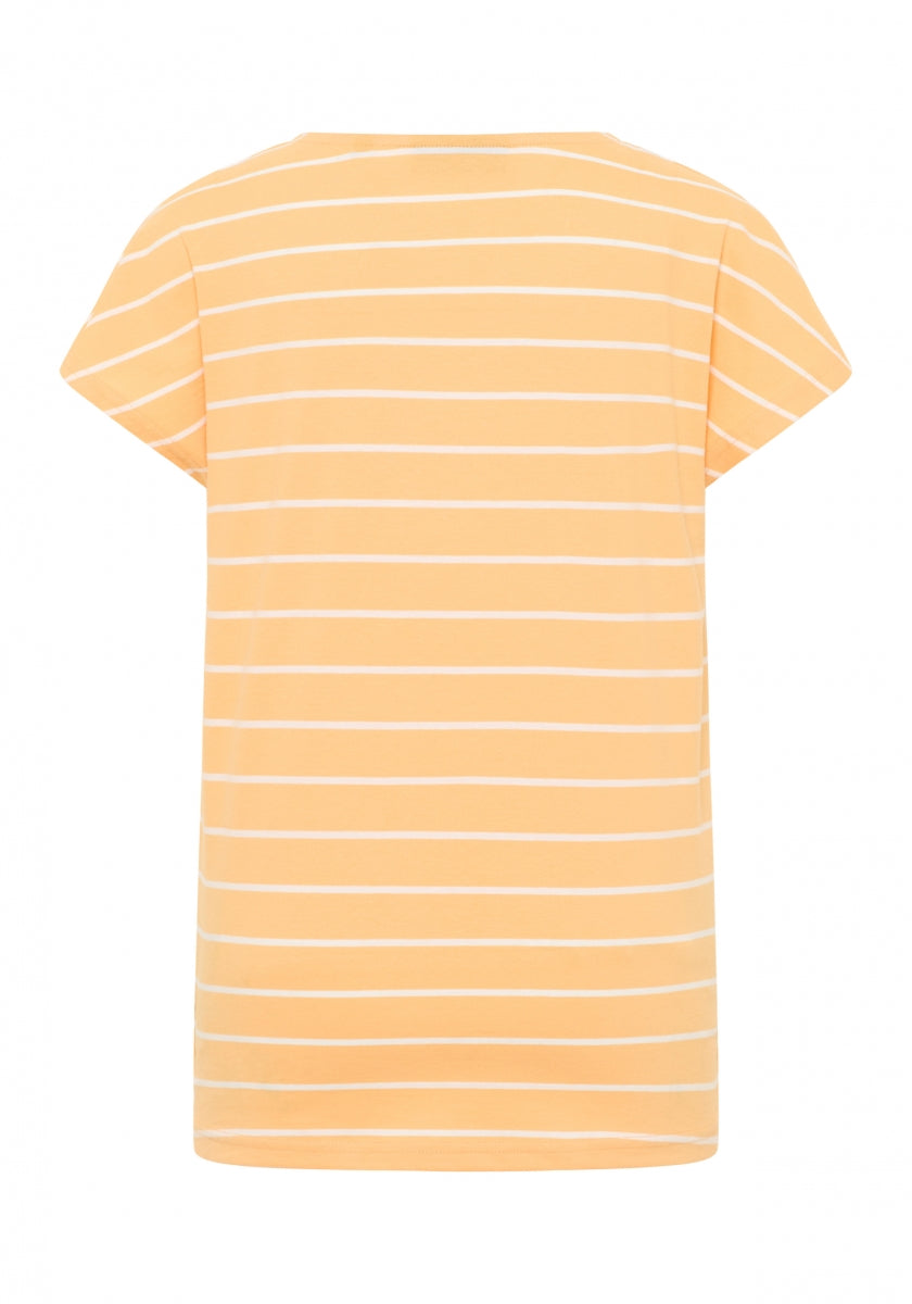 Orange Haze + Bright White EXTRA SMALL STRIPE