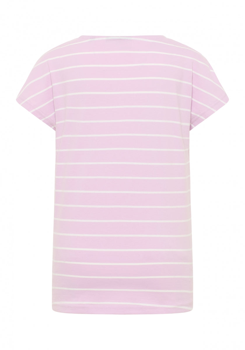 Faded Rose + Bright White EXTRA SMALL STRIPE