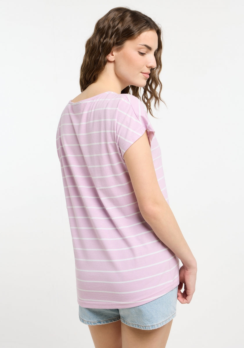 Faded Rose + Bright White EXTRA SMALL STRIPE