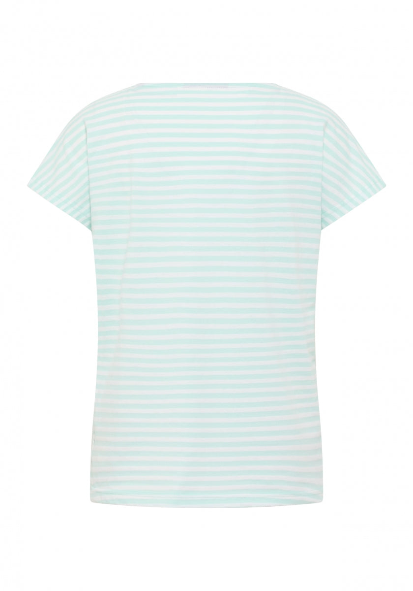 Ocean View + Bright White STRIPE