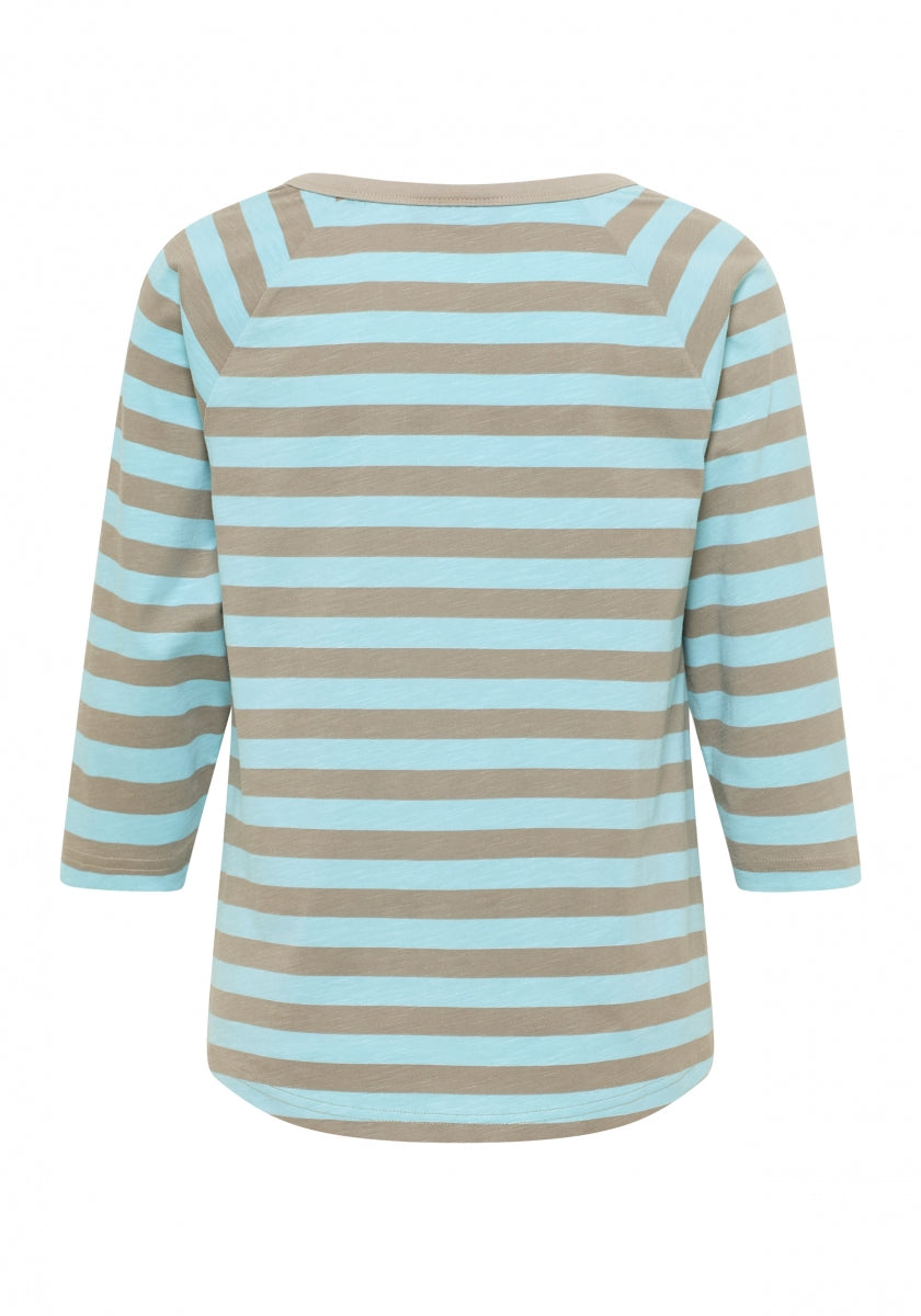 Blue Breeze + Soft Mud STRIPE