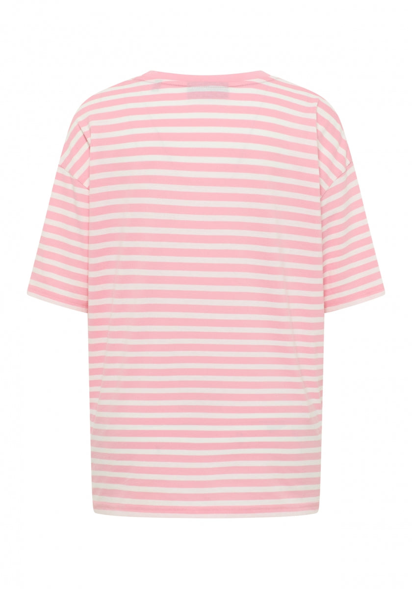 Shell Pink + Cloud White STRIPE