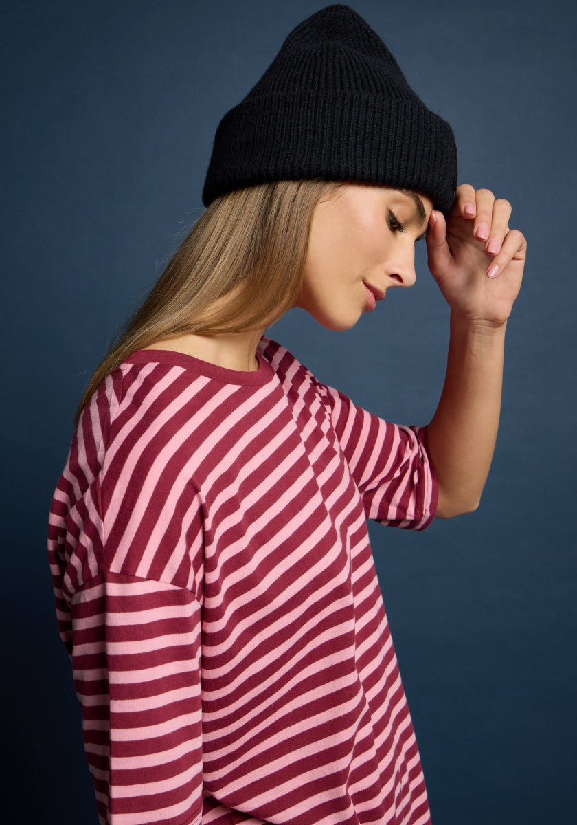 Ruby + Shell Pink STRIPE