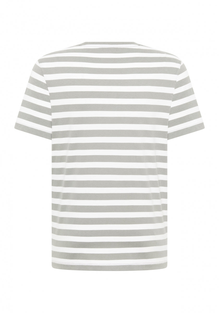 Stone + Bright White STRIPE
