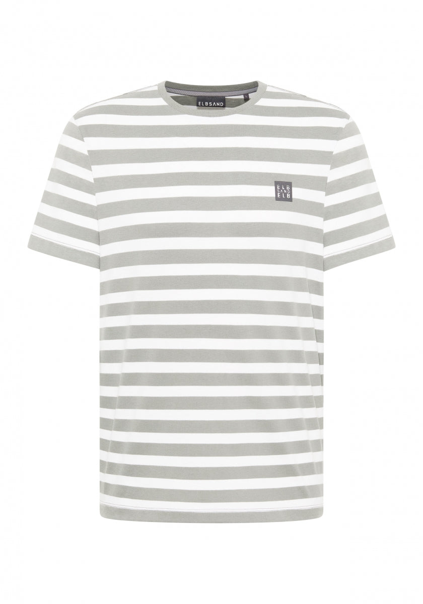 Stone + Bright White STRIPE