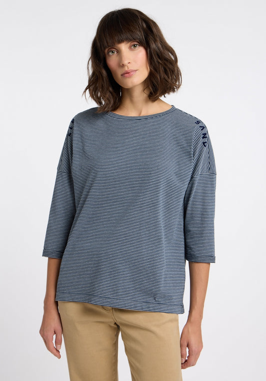 Coldwater + Cloud White EXTRA SMALL STRIPE