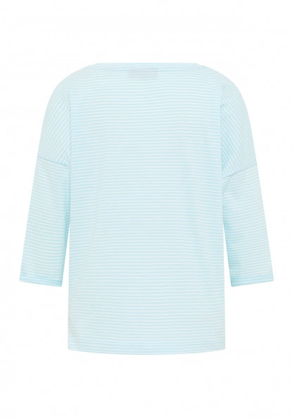 Wave Blue  + Cloud White STRIPE