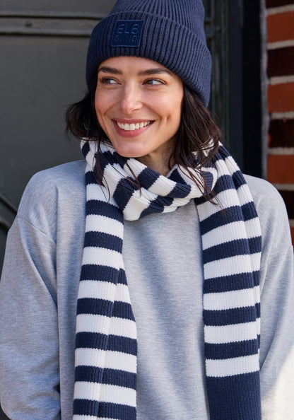 Coldwater + Cloud White STRIPE