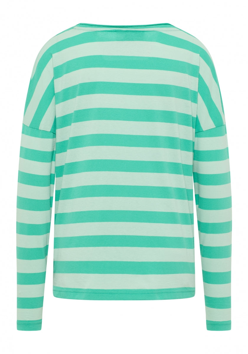 Mellow Mint + Kelly Green STRIPE