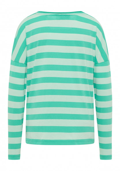 Mellow Mint + Kelly Green STRIPE