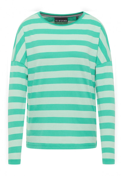 Mellow Mint + Kelly Green STRIPE