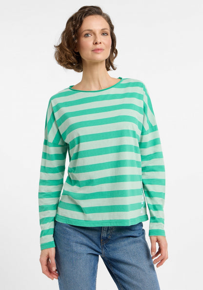 Mellow Mint + Kelly Green STRIPE