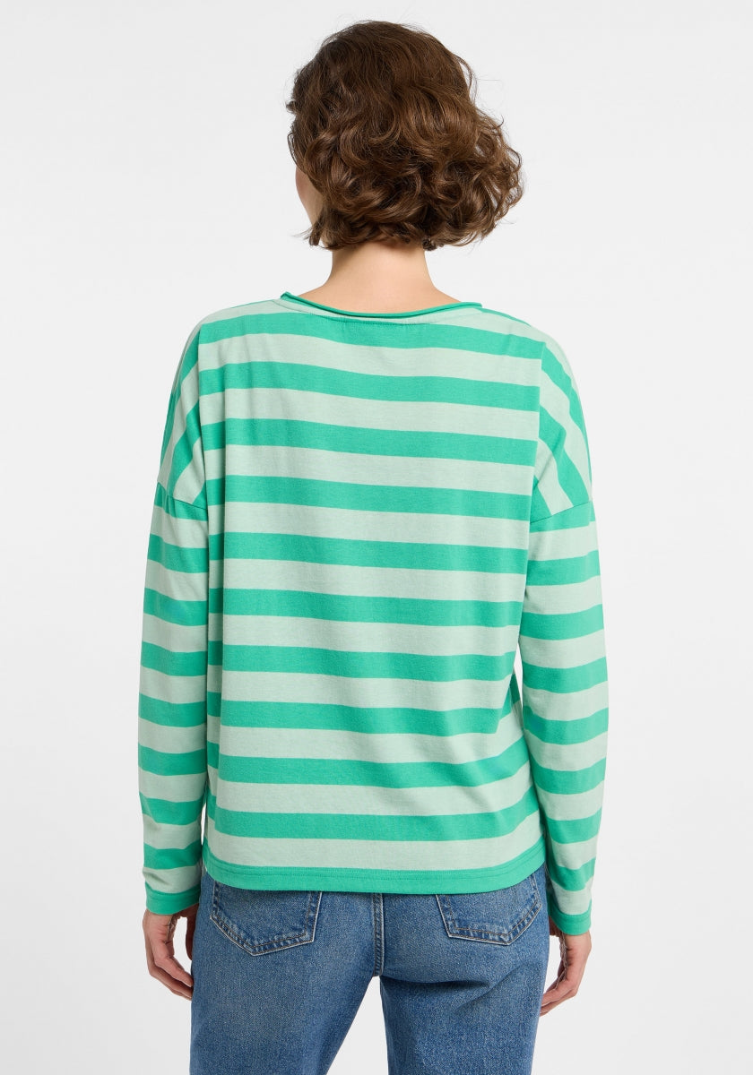 Mellow Mint + Kelly Green STRIPE