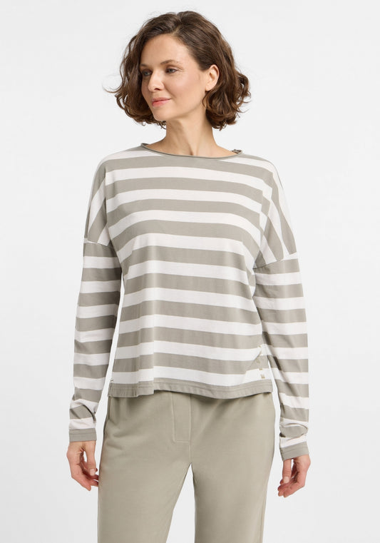 Pale Fern + Cloud White STRIPE