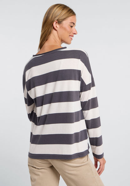 Charcoal_Cloud White_stripe