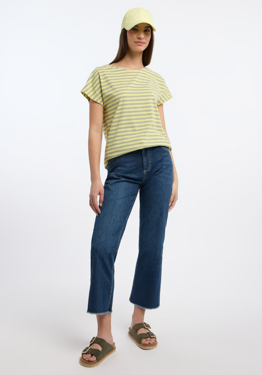 Citron + Khaki STRIPE