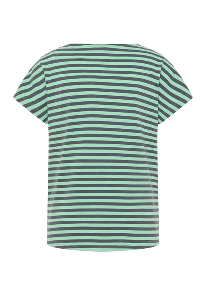 Spearmint + Charcoal STRIPE