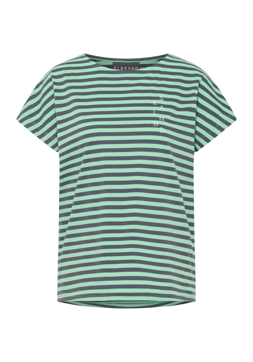 Spearmint + Charcoal STRIPE