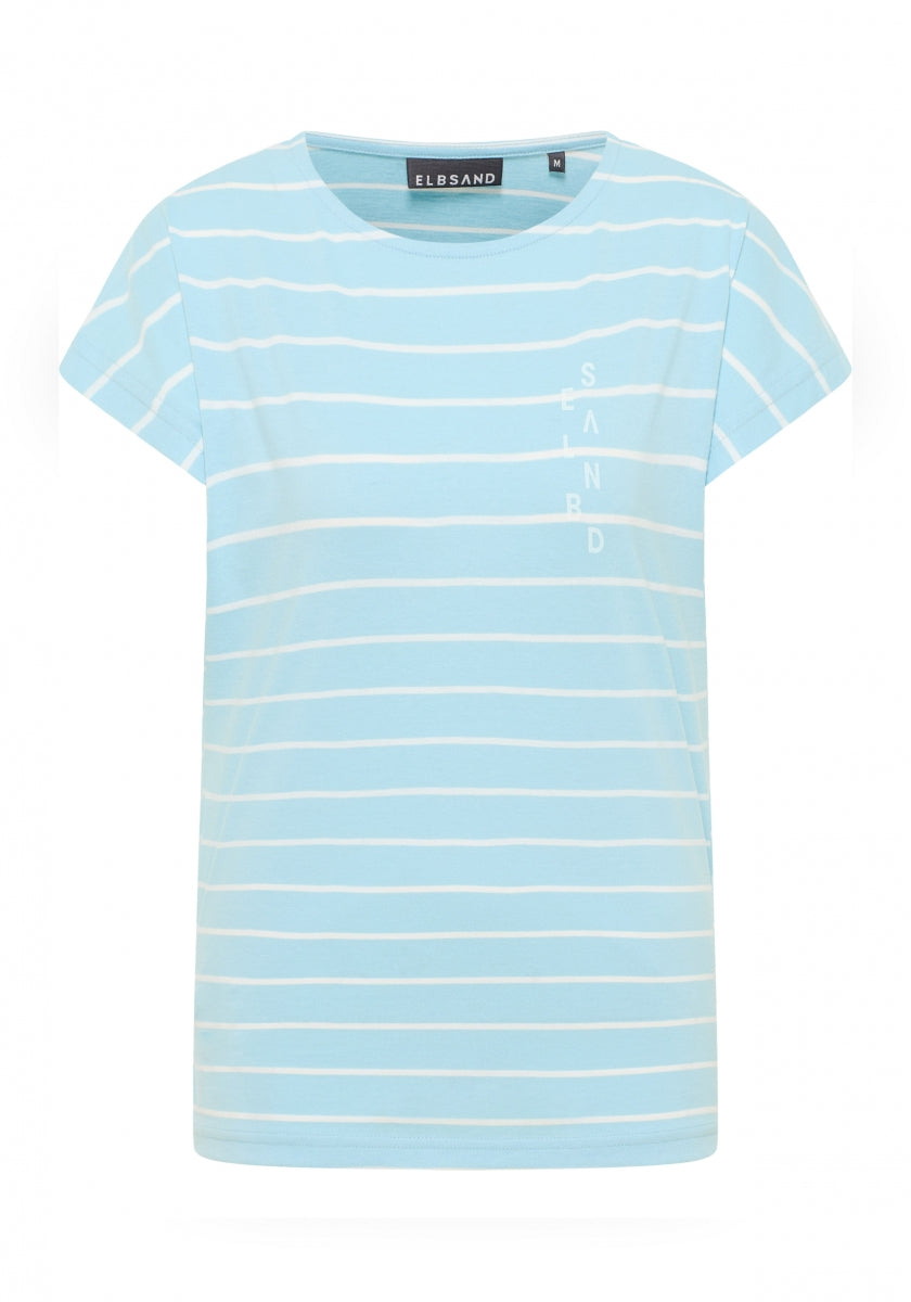 Blue Breeze + Bright White STRIPE