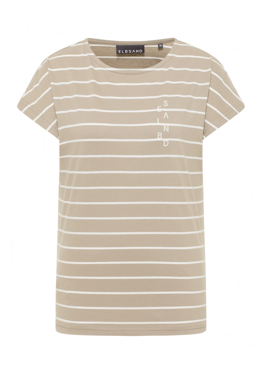 Soft Mud + Bright White STRIPE