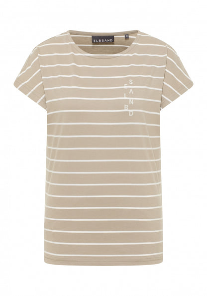 Soft Mud + Bright White STRIPE