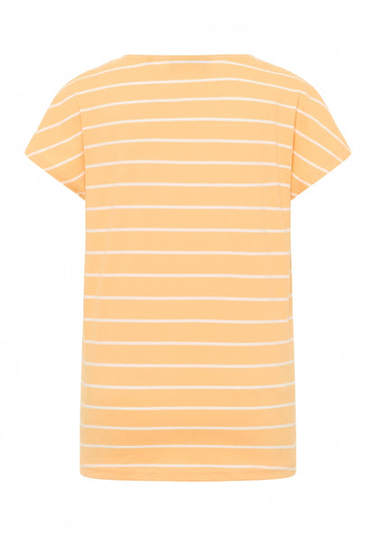 Orange Haze + Bright White STRIPE