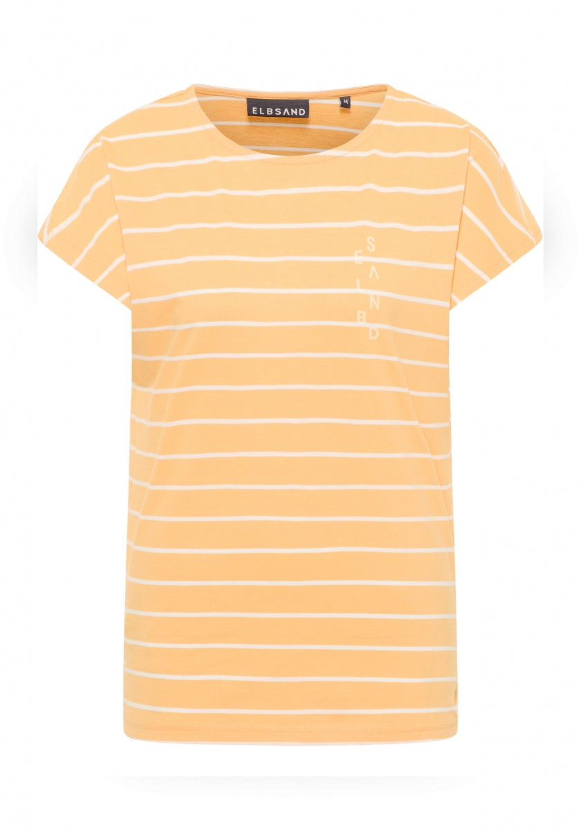 Orange Haze + Bright White STRIPE