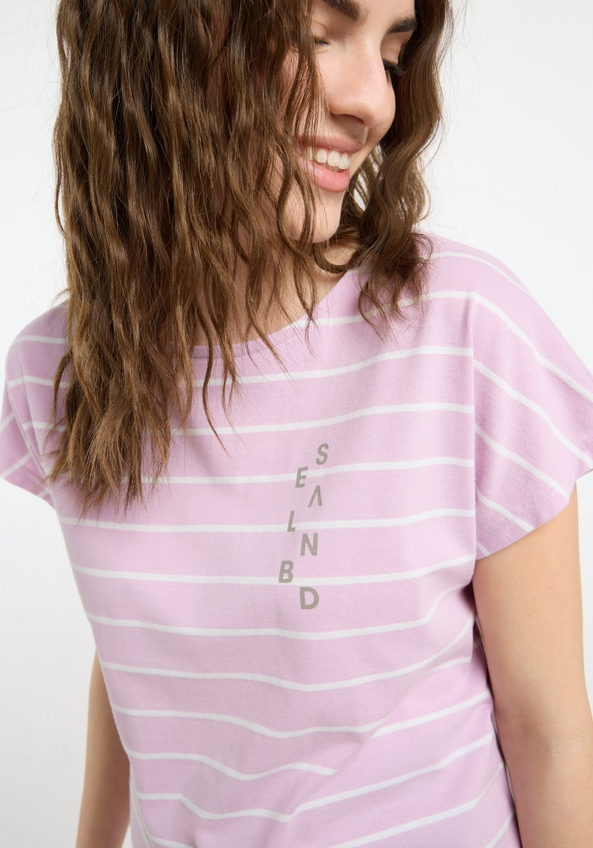 Faded Rose + Bright White STRIPE