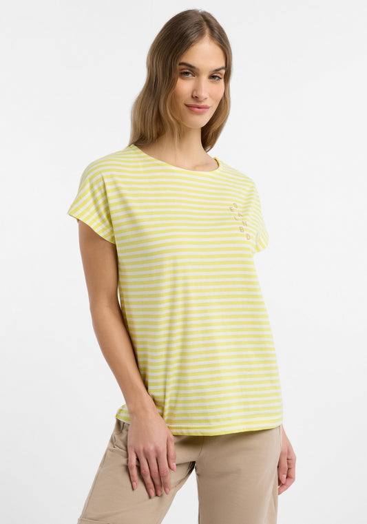 Bright Yellow + Bright White STRIPE