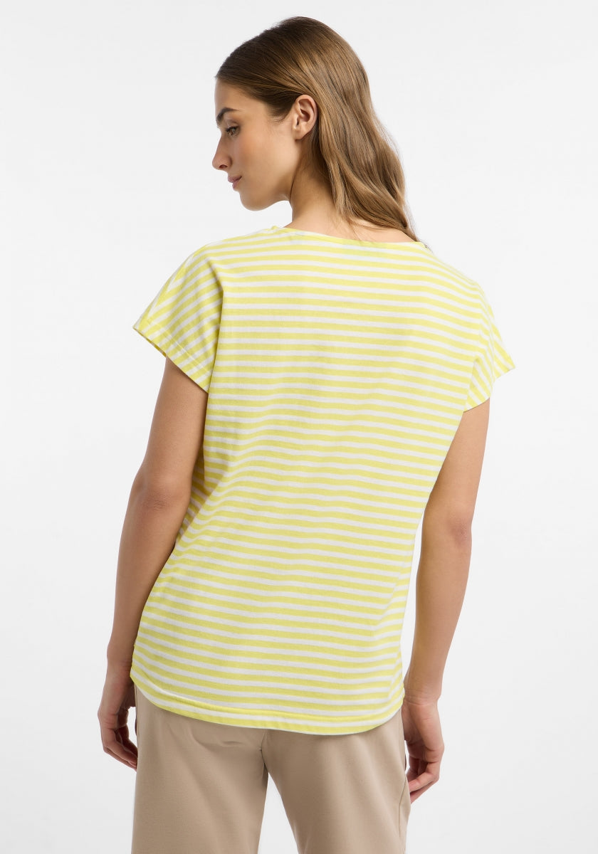 Bright Yellow + Bright White STRIPE