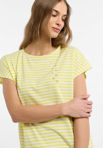 Bright Yellow + Bright White STRIPE