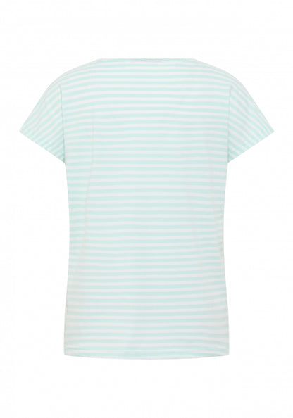 Ocean View + Bright White STRIPE