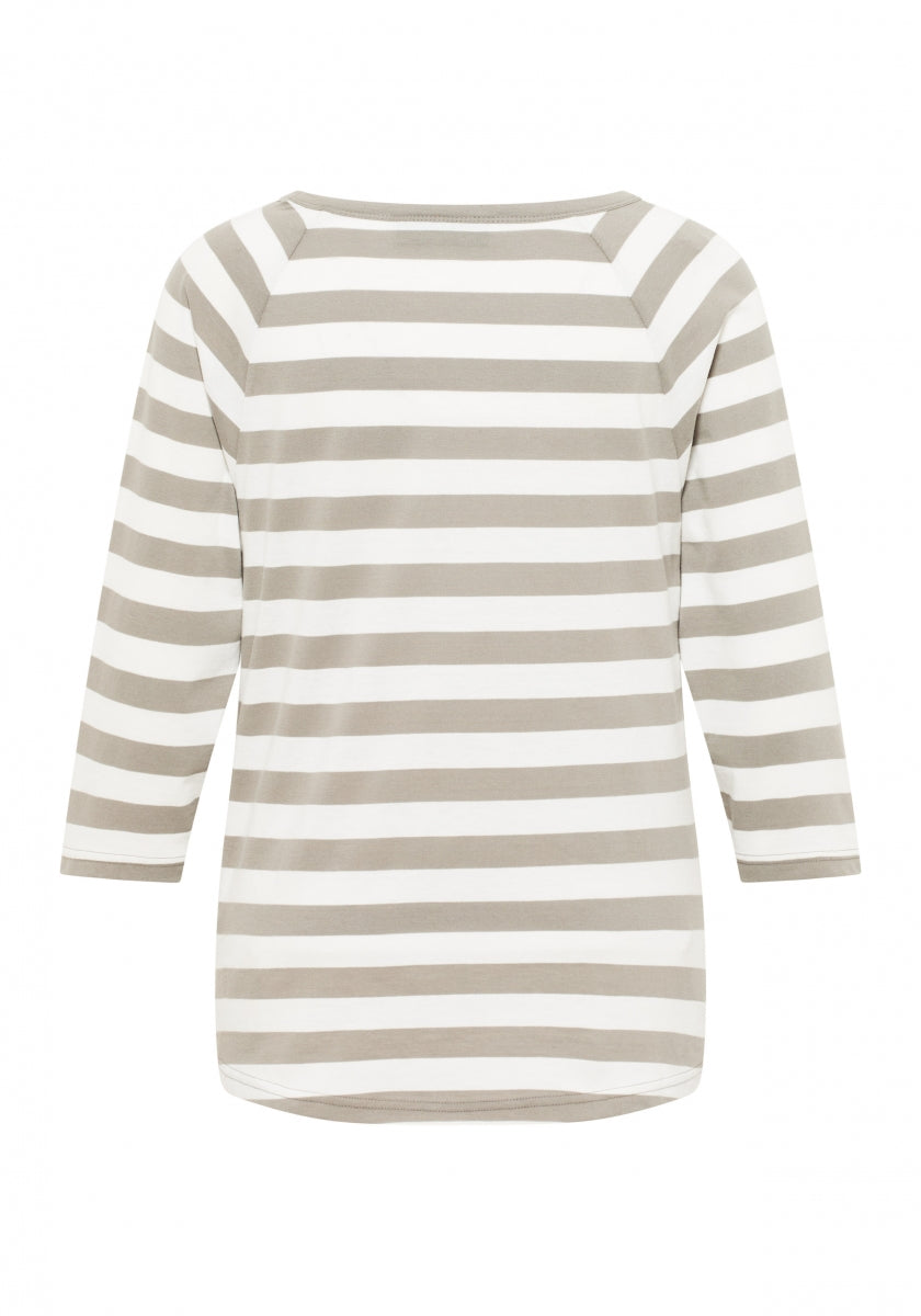 Pale Fern + Cloud White STRIPE