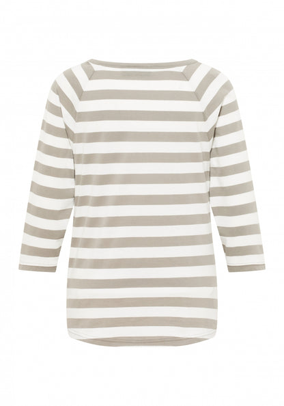 Pale Fern + Cloud White STRIPE