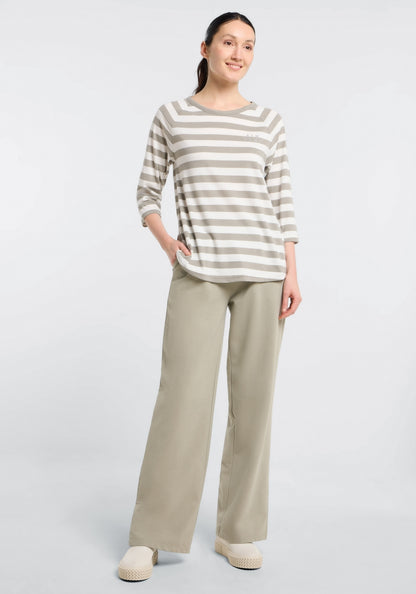 Pale Fern + Cloud White STRIPE
