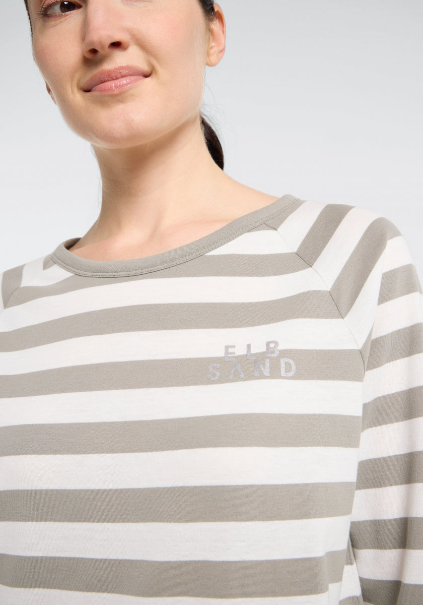 Pale Fern + Cloud White STRIPE
