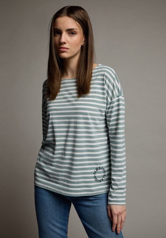 Soft Sage + Cloud White STRIPE