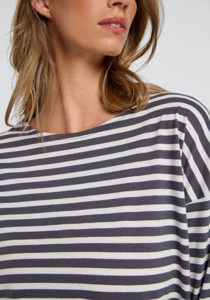 Charcoal + Cloud White STRIPE