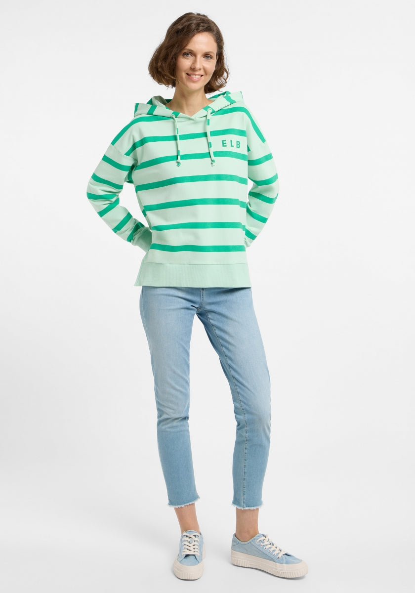 Mellow Mint + Kelly Green SMALL STRIPE