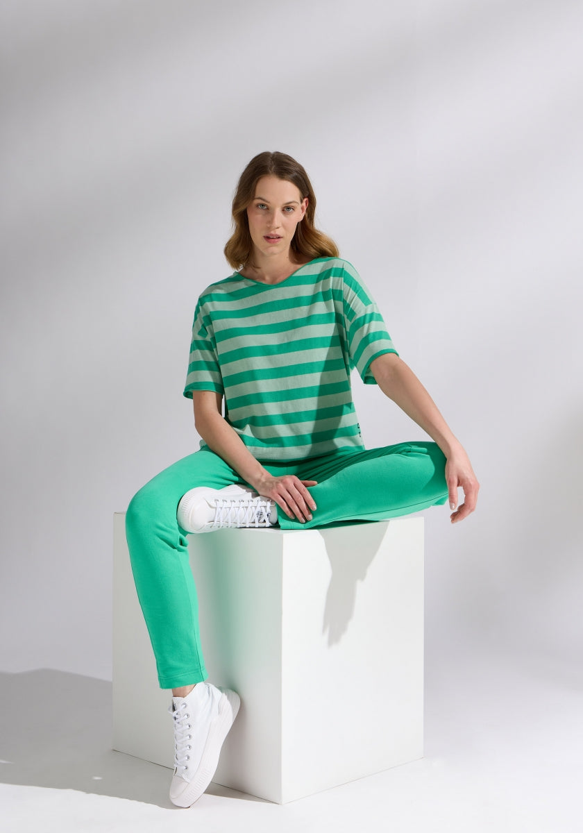 Mellow Mint + Kelly Green STRIPE