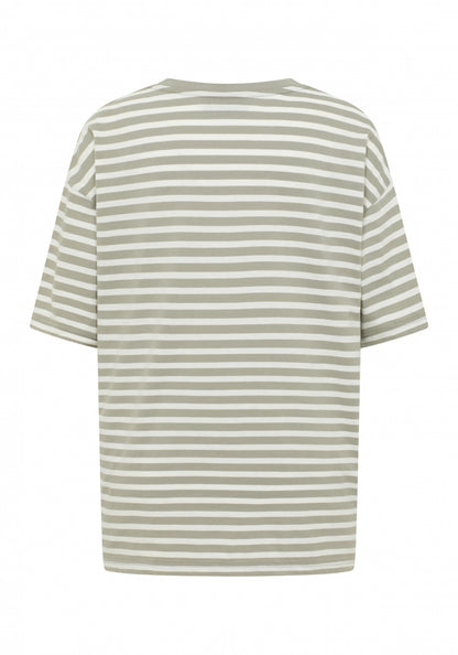 Pale Fern + Cloud White STRIPE