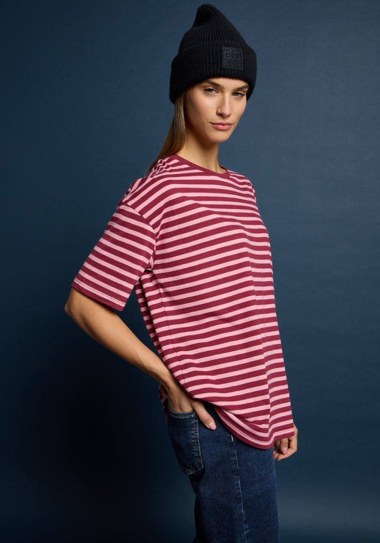 Ruby + Shell Pink STRIPE